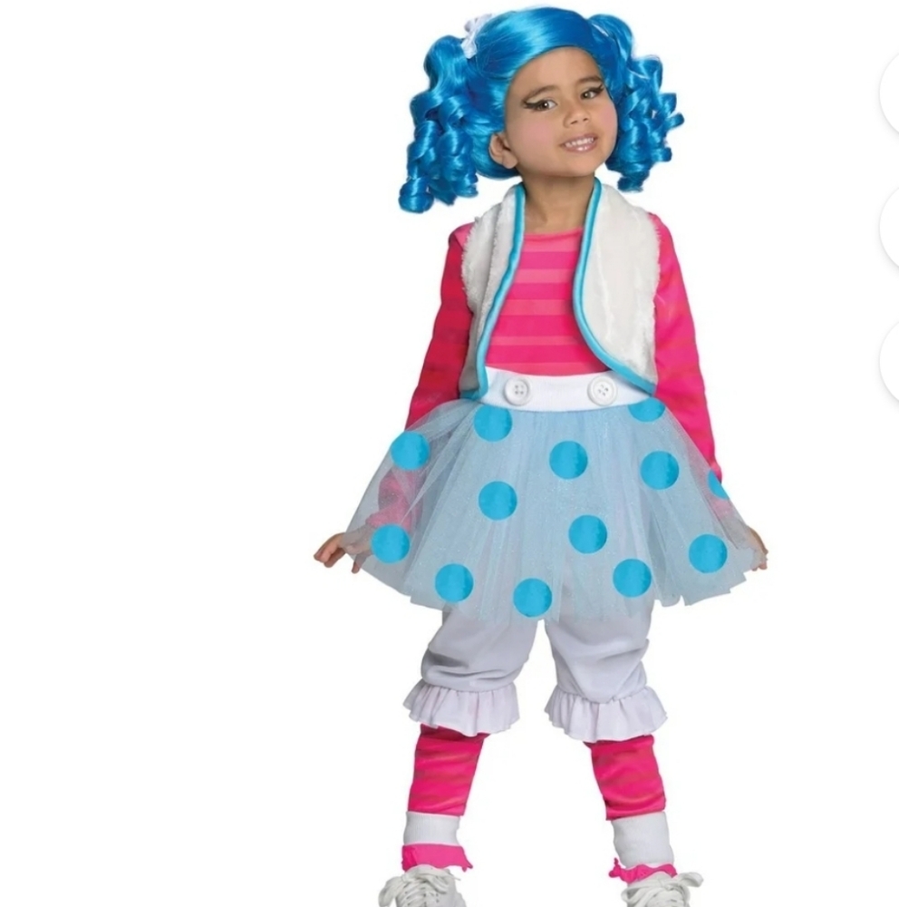 Lalaloopsie Fluff Mittens Fluff N Stuff Girls Size Small 6-7 Halloween Costume